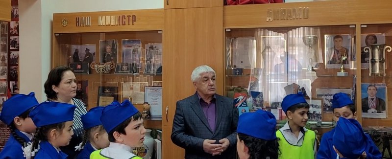 Представители ЮИД с. п. Аргудан Лескенского района посетили Музей истории МВД Кабардино-Балкарии